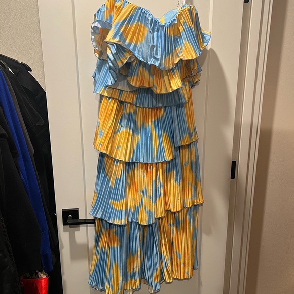 L’Idee Romance top and Tiered Maxi skirt set NWT 10 - Picture 5 of 7